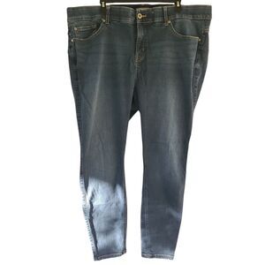 Torrid Bombshell Skinny Premium Stretch Denim Blue Jeans Womens Plus Size 24 R